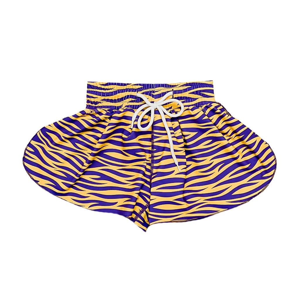 Tiger Striped Kid Butterfly Shorts