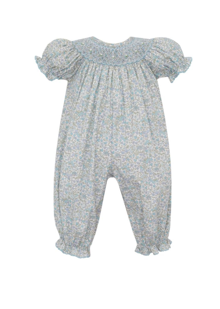 Andrea Blue Liberty Floral Long Bishop Bubble