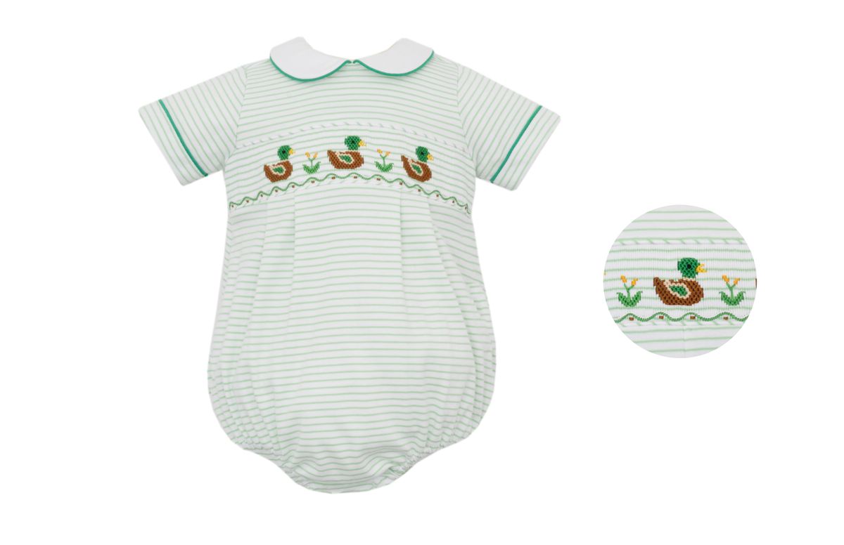 Mallard Duck Boy Green Bubble