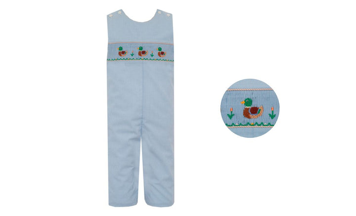 Mallard Duck Microcheck Long Jon Jon Toddler