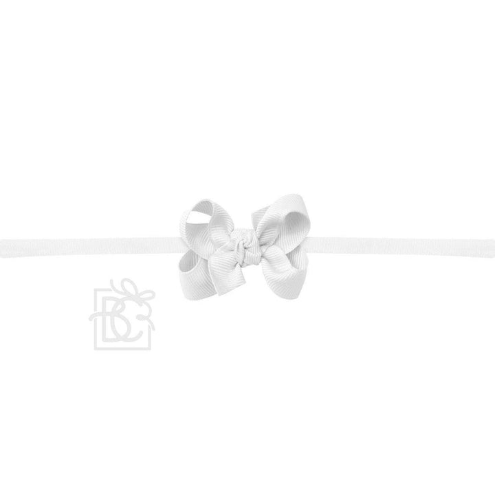 Toddler Pantyhose Headband With Signature Grosgrain Bow