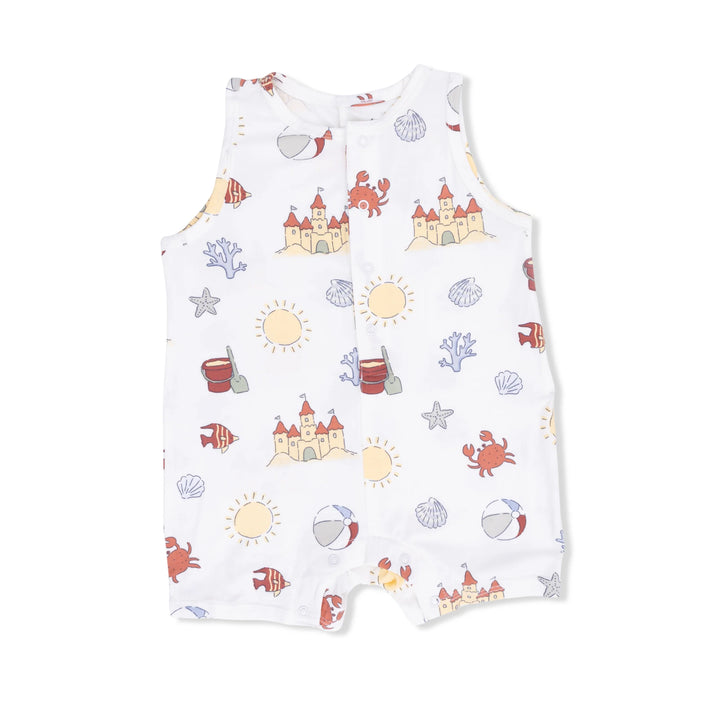 Sunny Sandcastles Sleeveless Shortie Romper