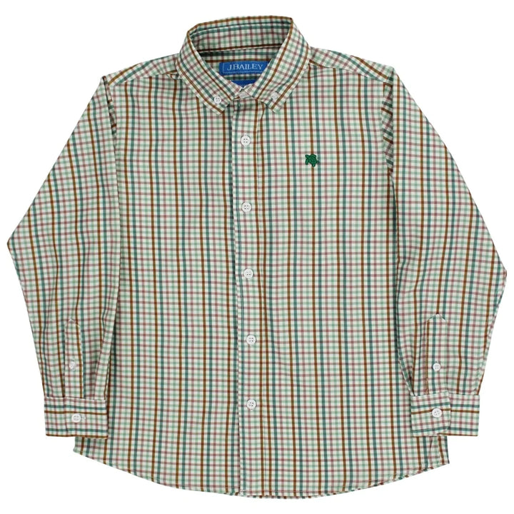 Performance Roscoe Button Down Shirt - Acorn Plaid