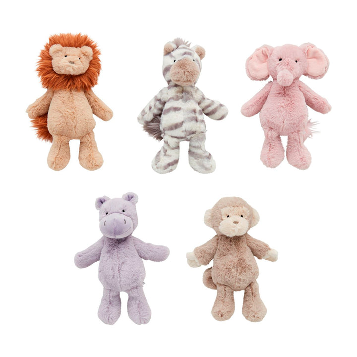 Winnie The Hippo - Mini Safari Plush Rattle Pals