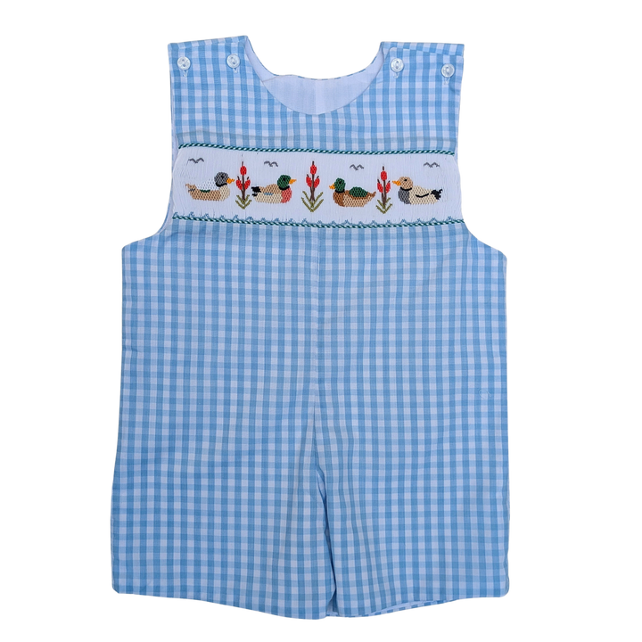 Mallard Duck Smocked Shortall