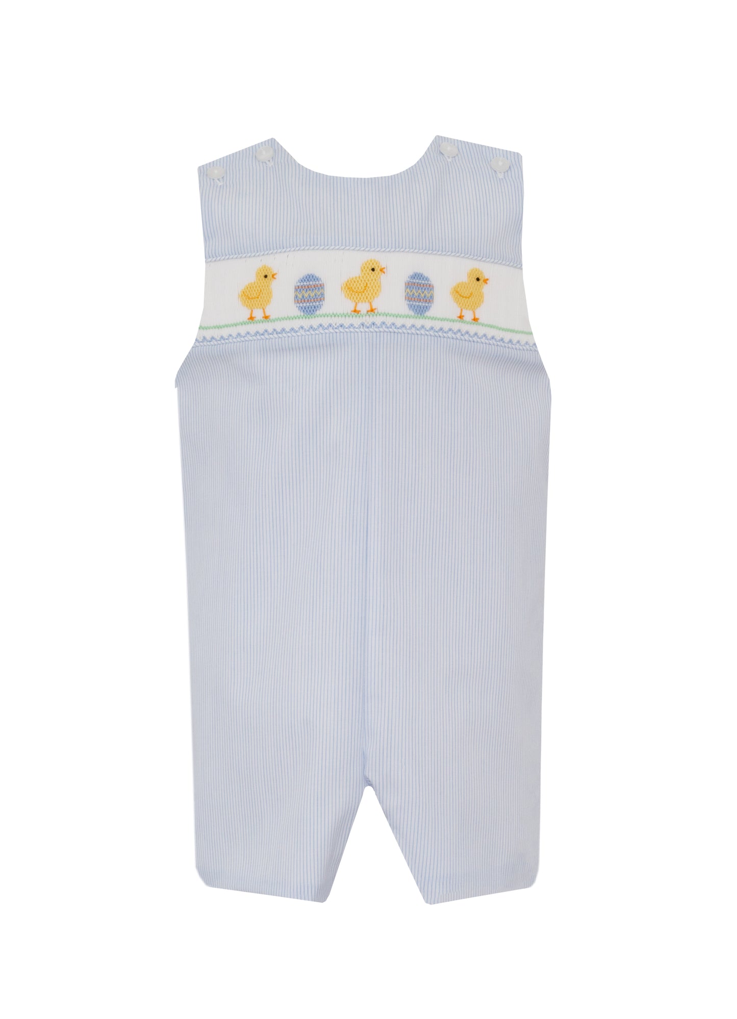 Easter Chick Boy's - Light Blue Tiny Stripe Boy's Jon Jon