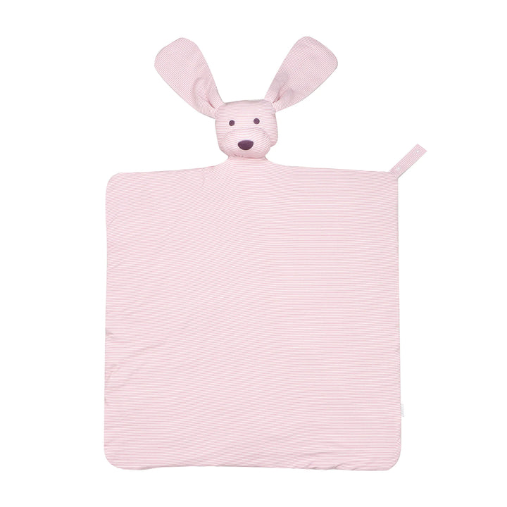 Pink Mini-Stripe Dog Lovey Blanket