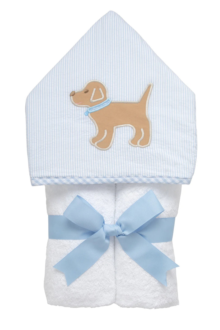Puppy Everykid Towel - Blue
