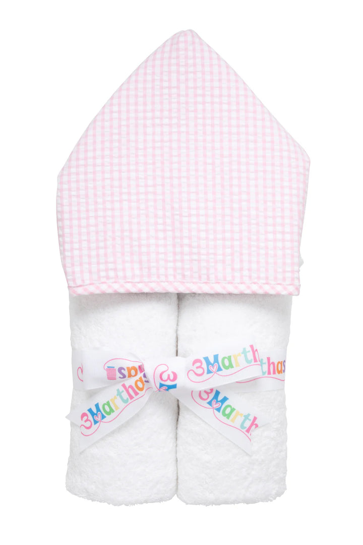 Big Check Everykid Towel - Pink