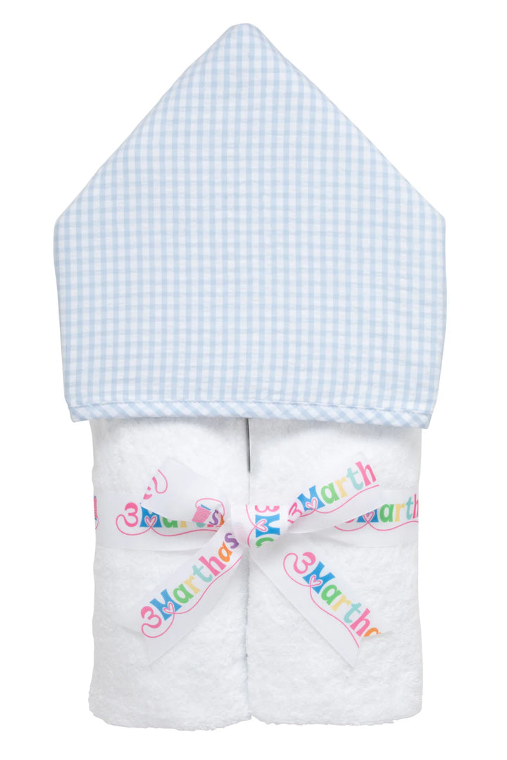 Big Check Everykid Towel - Blue