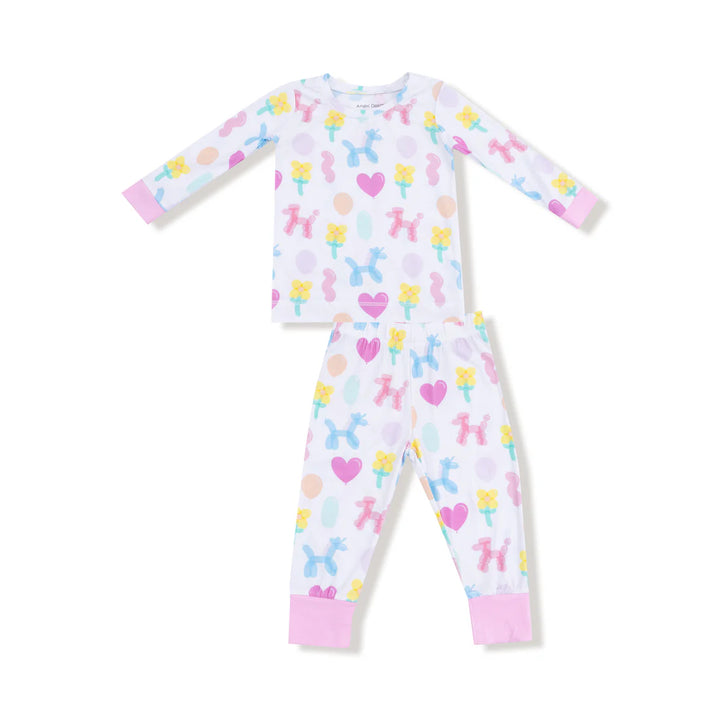 Balloon Animals Pink - L/S Loungewear Set