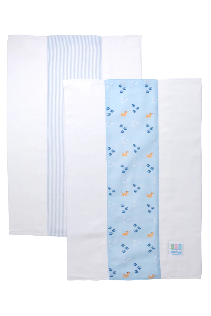 Set of Two Burps - Puppy, Blue