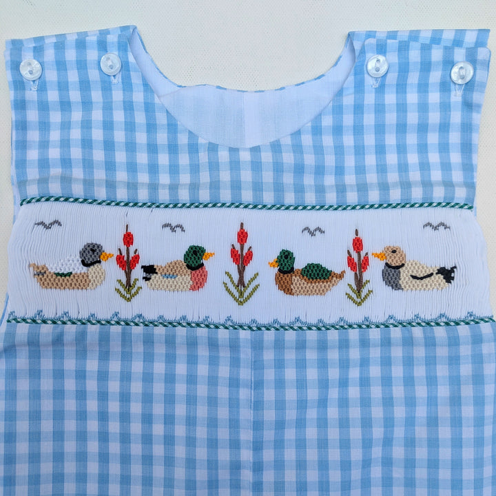 Mallard Duck Smocked Shortall