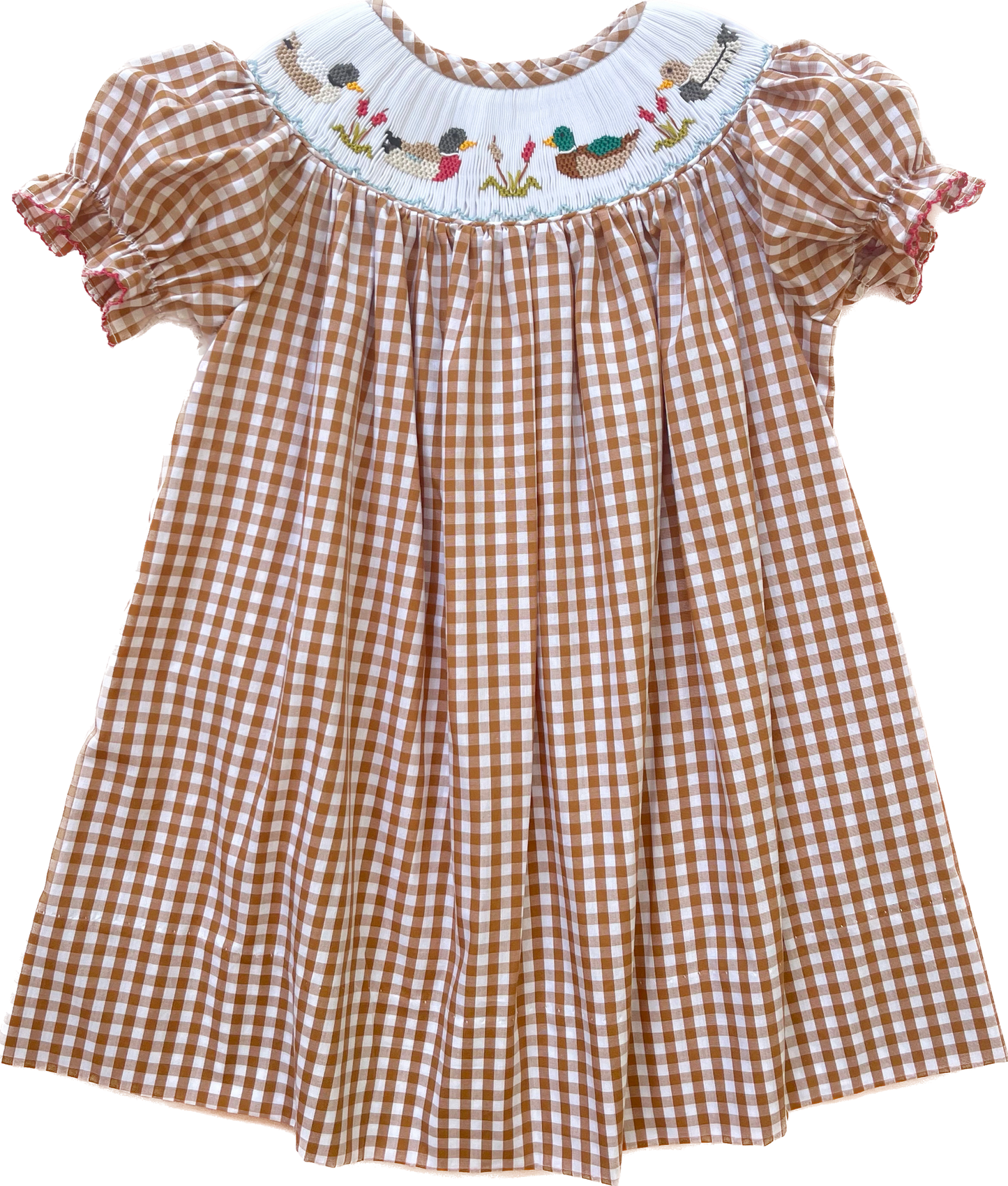 Mallard Duck Smocked Bishop