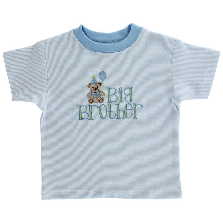 Blue & White Stripe - Big Brother T-Shirt