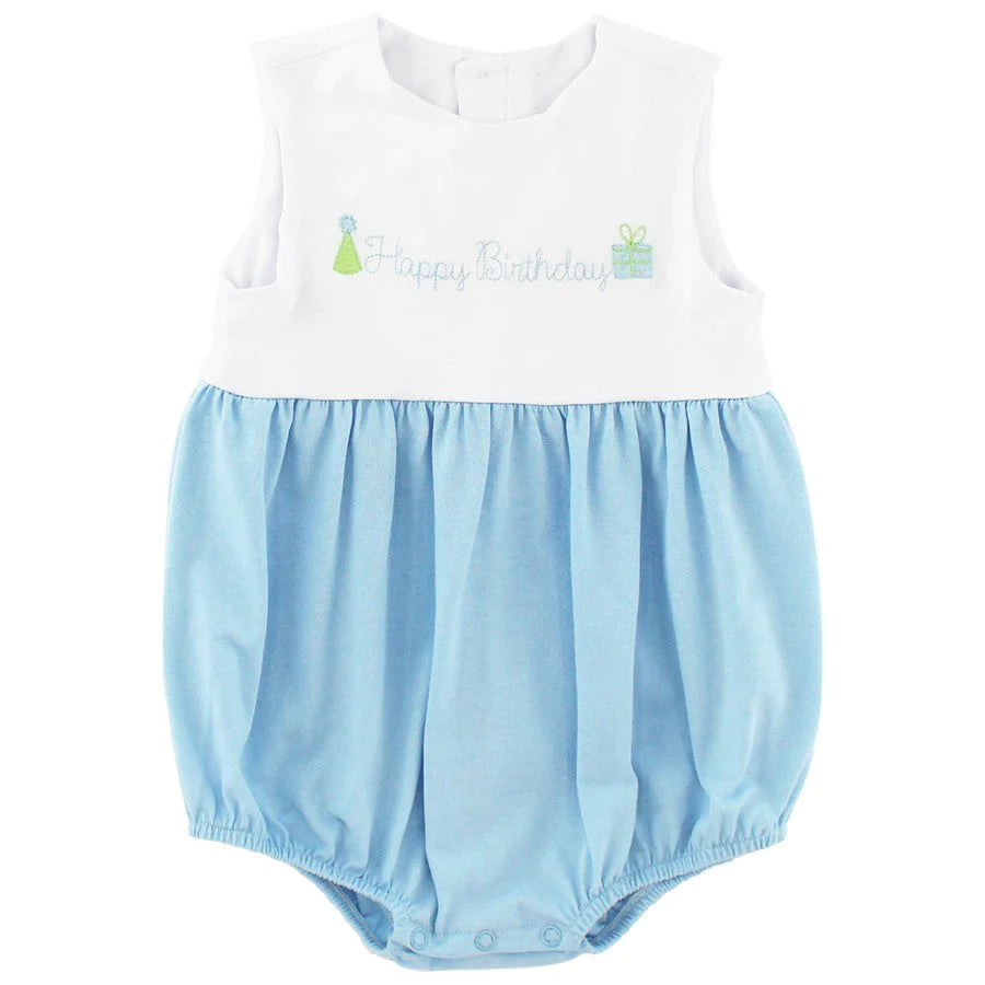 Happy Birthday- Knit Infant Bubble