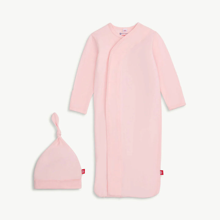 Pink Dogwood Magnetic Gown & Hat Set