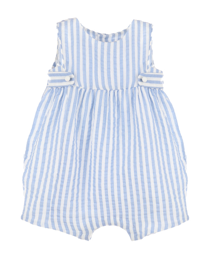 Cuddle Cotton Overall- Blue