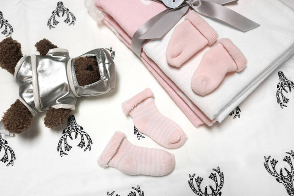 Baby Socks Terry - Pack Of 2 Pink 0-3M