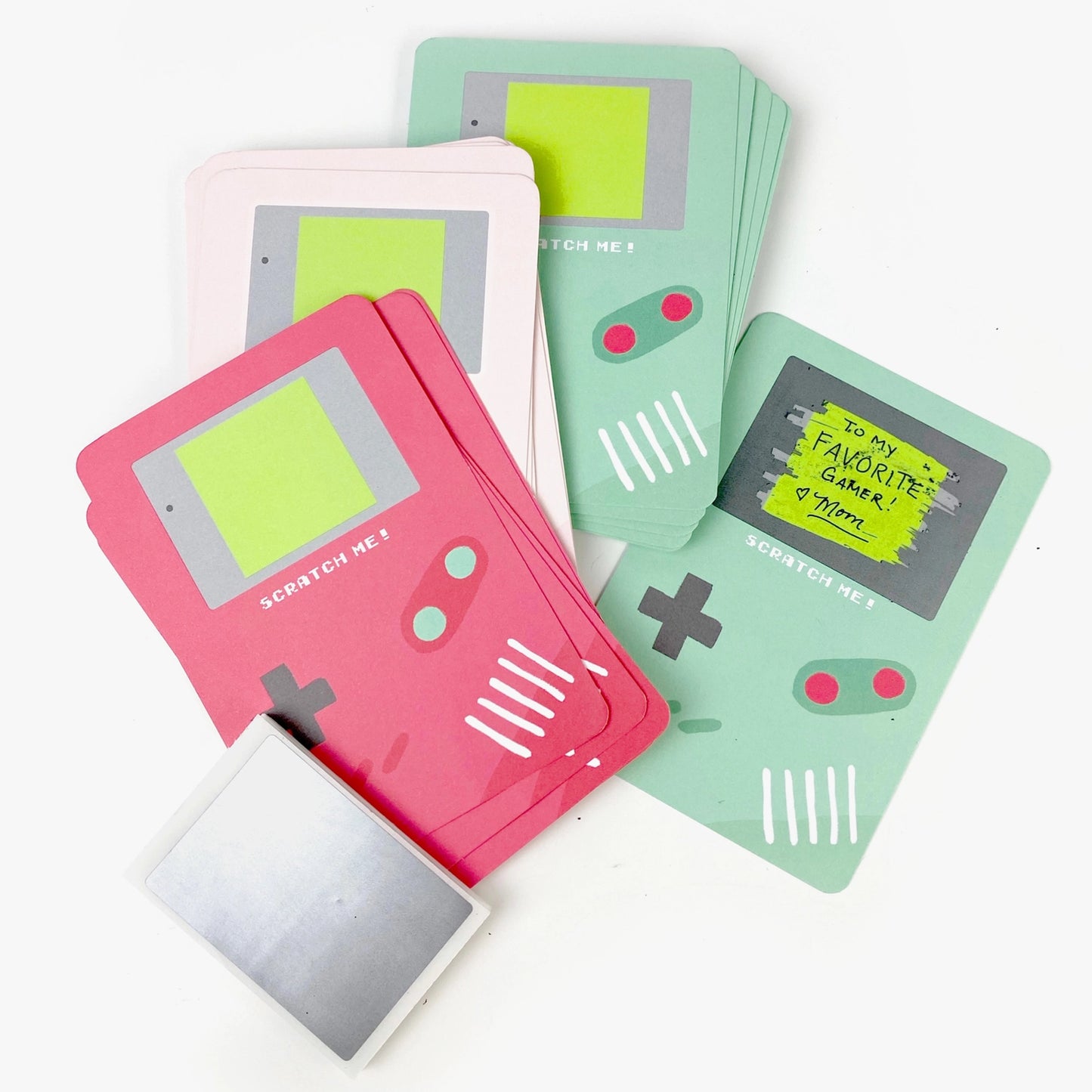 Gamer Scratch Off Valentines Cards