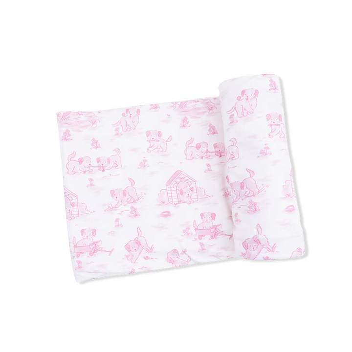 Puppy Toile Swaddle