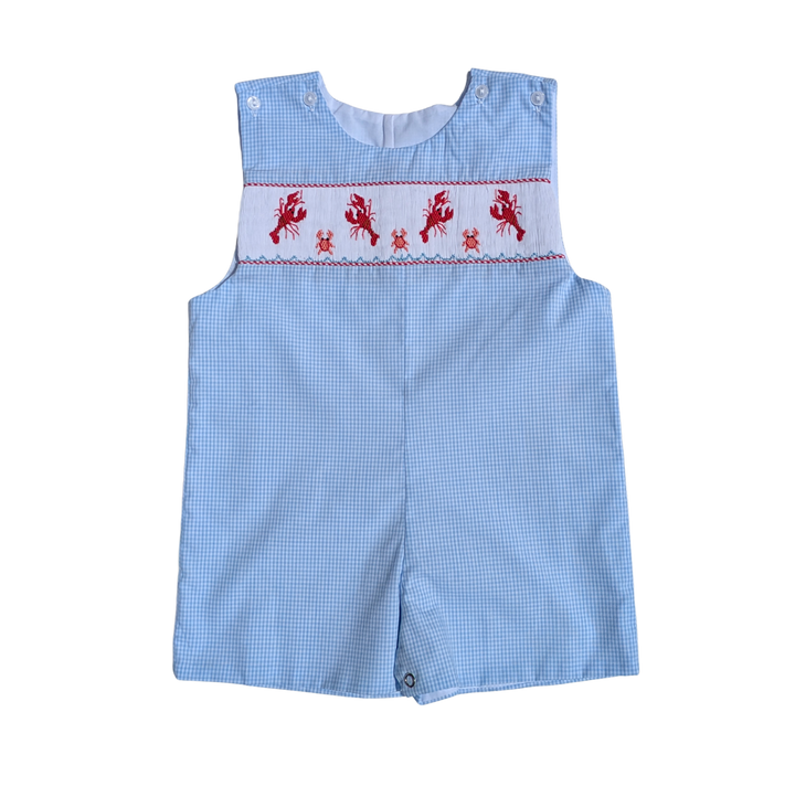 Crawfish Smocked Shortall