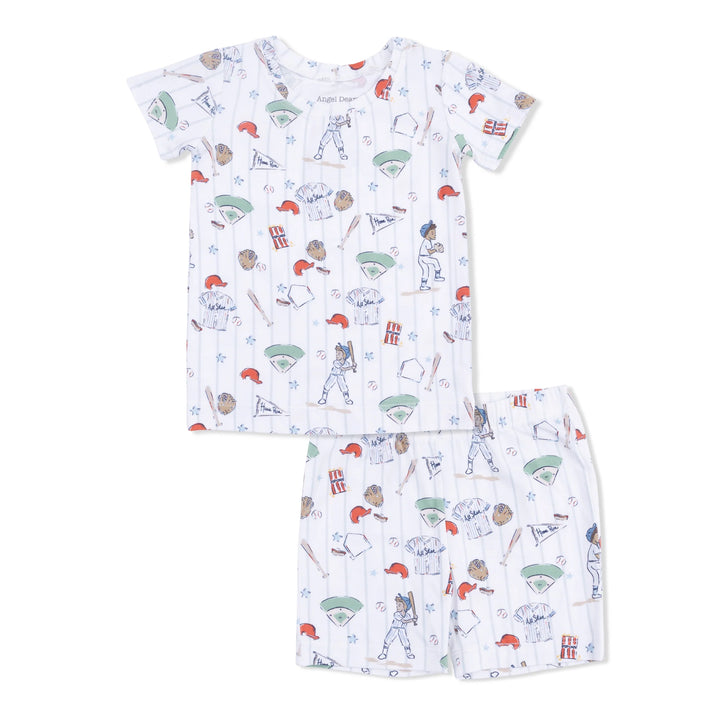 Home Run Baseball Loungewear Short Set