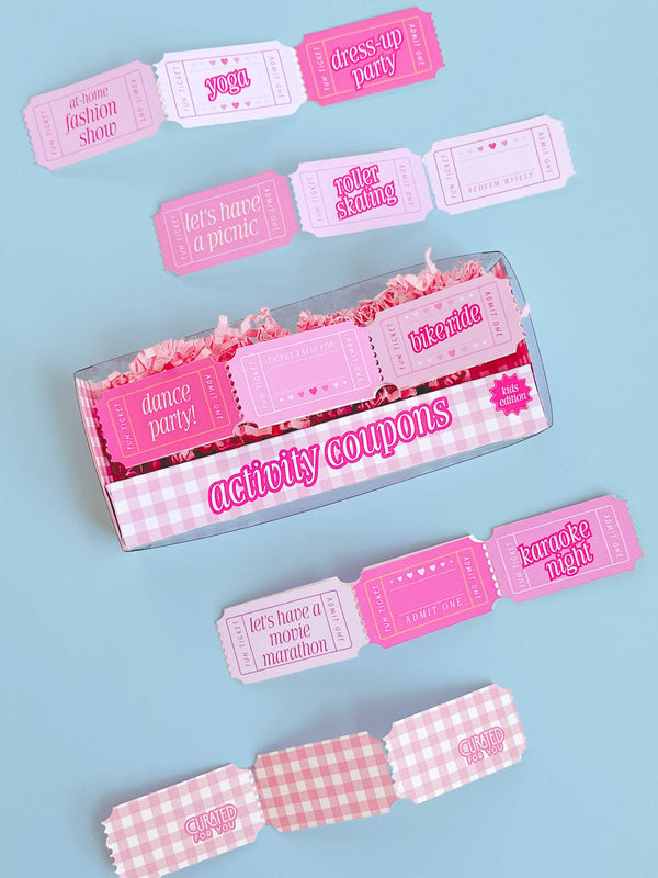 Barbie Inspired Activity Tickets for Kids