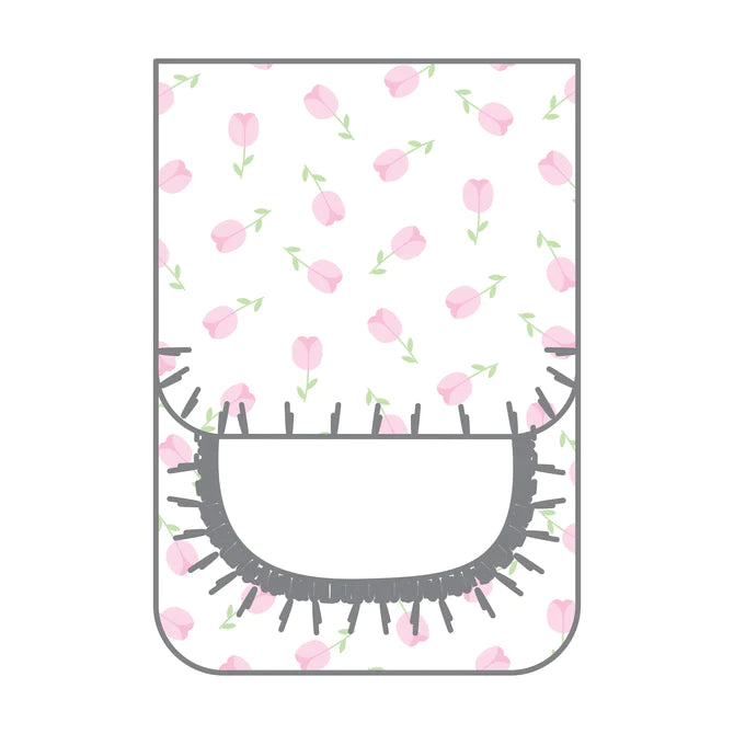Tessa's Classics Pink Print Changing Pad Cover