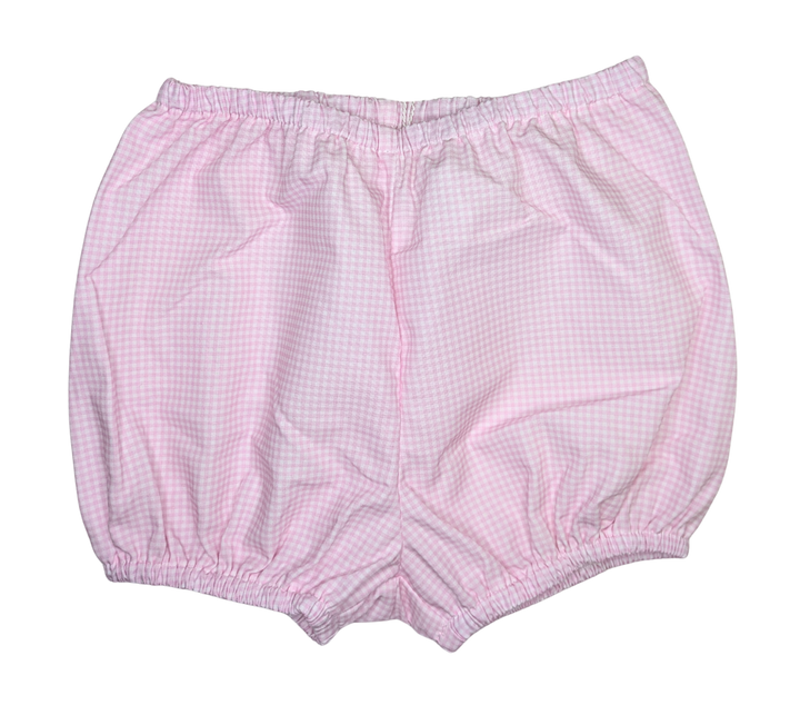 Elegant Diaper Cover - Baby Pink Minigingham