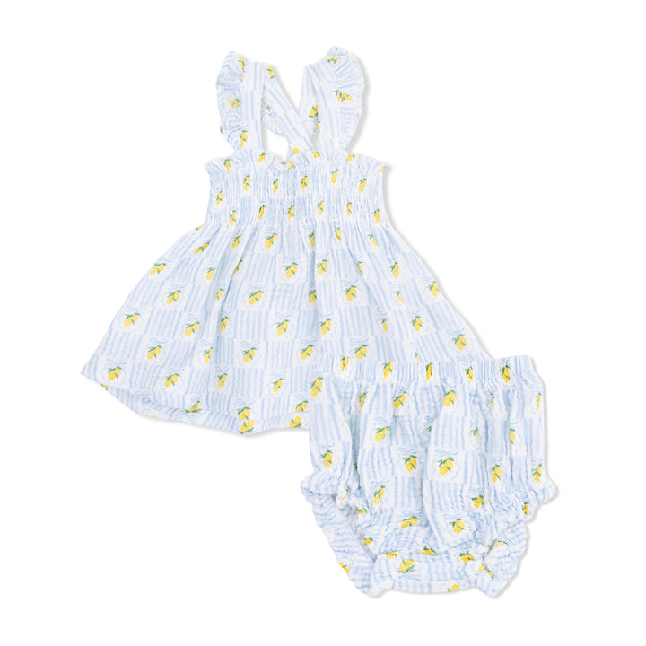 Lovely Lemons Smocked Top w/Bloomer