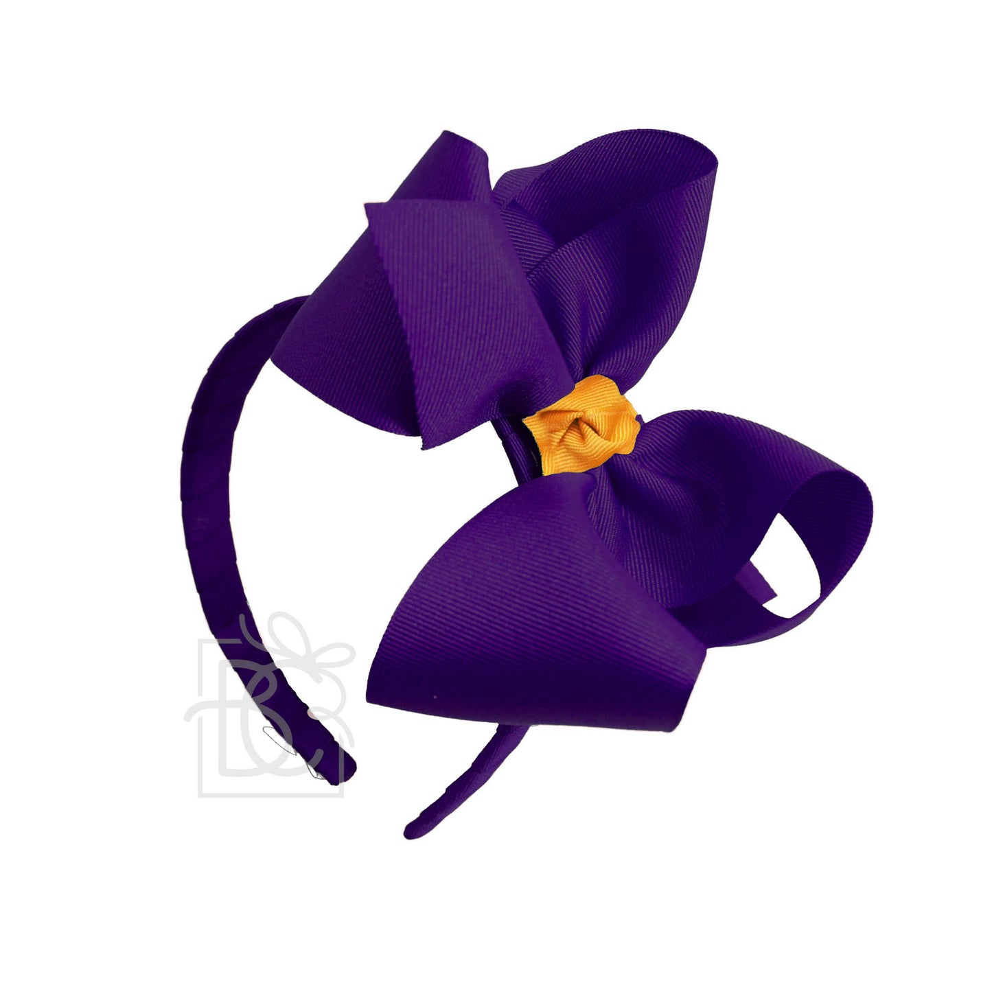 3/4" Hard Headband w/ 5.5" Huge Grosgrain Bow