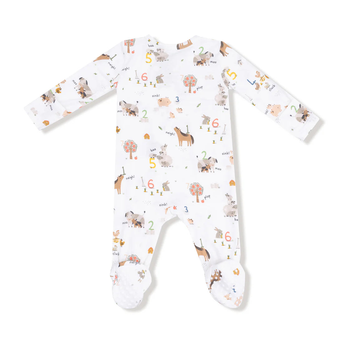 Farm Sounds - 2 Way Zipper Footie