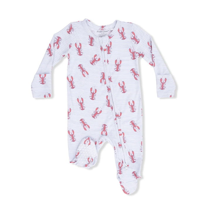 Lobsters- 2 Way Zipper Footie