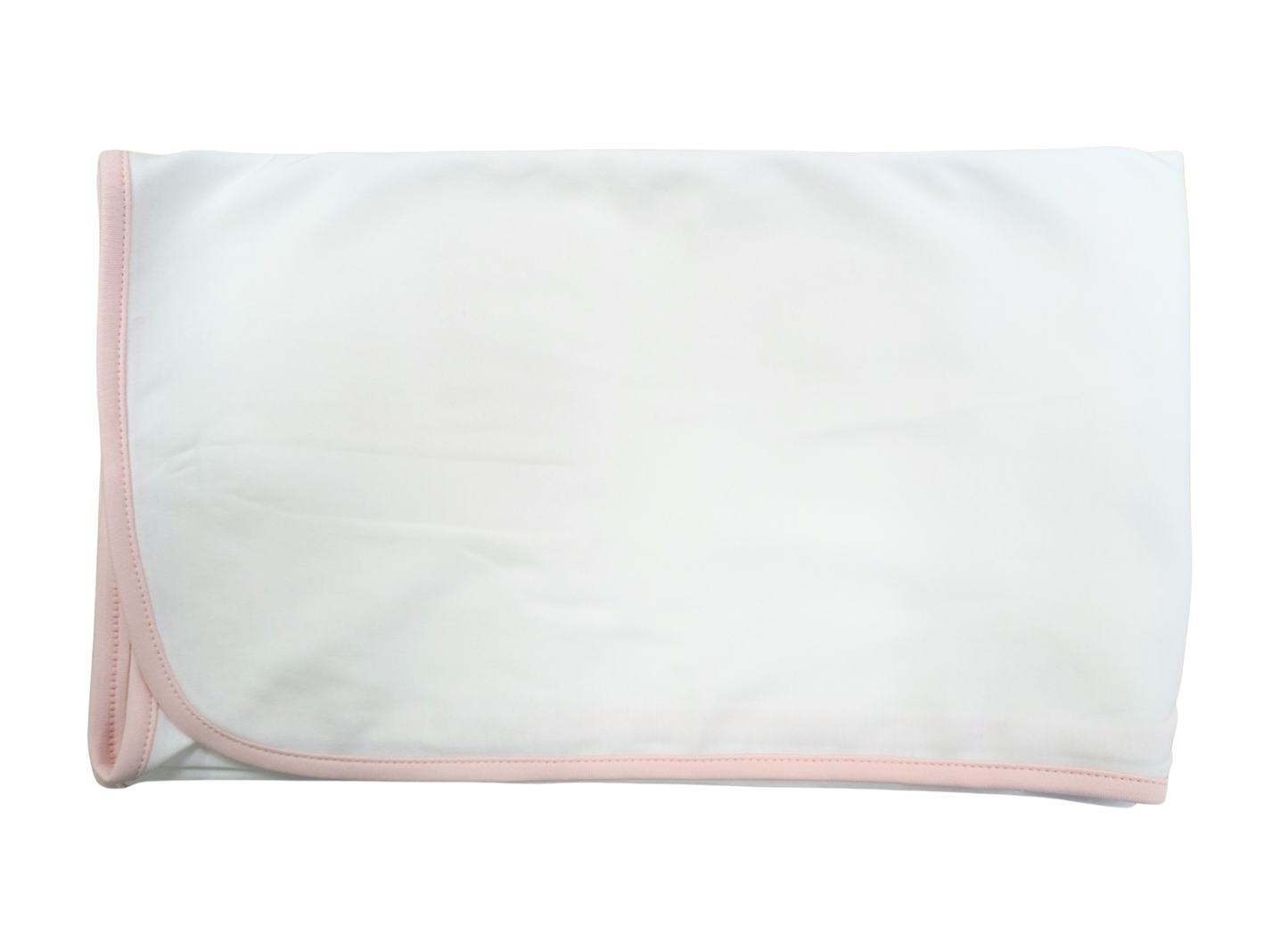 Bundled Up Blanket - White / Pink