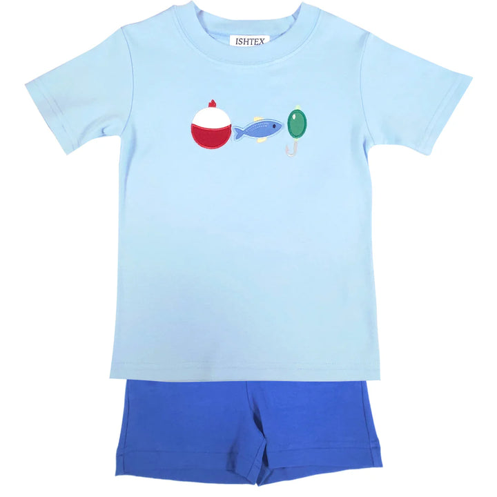 Fishing Lure Boy's Shorts Set