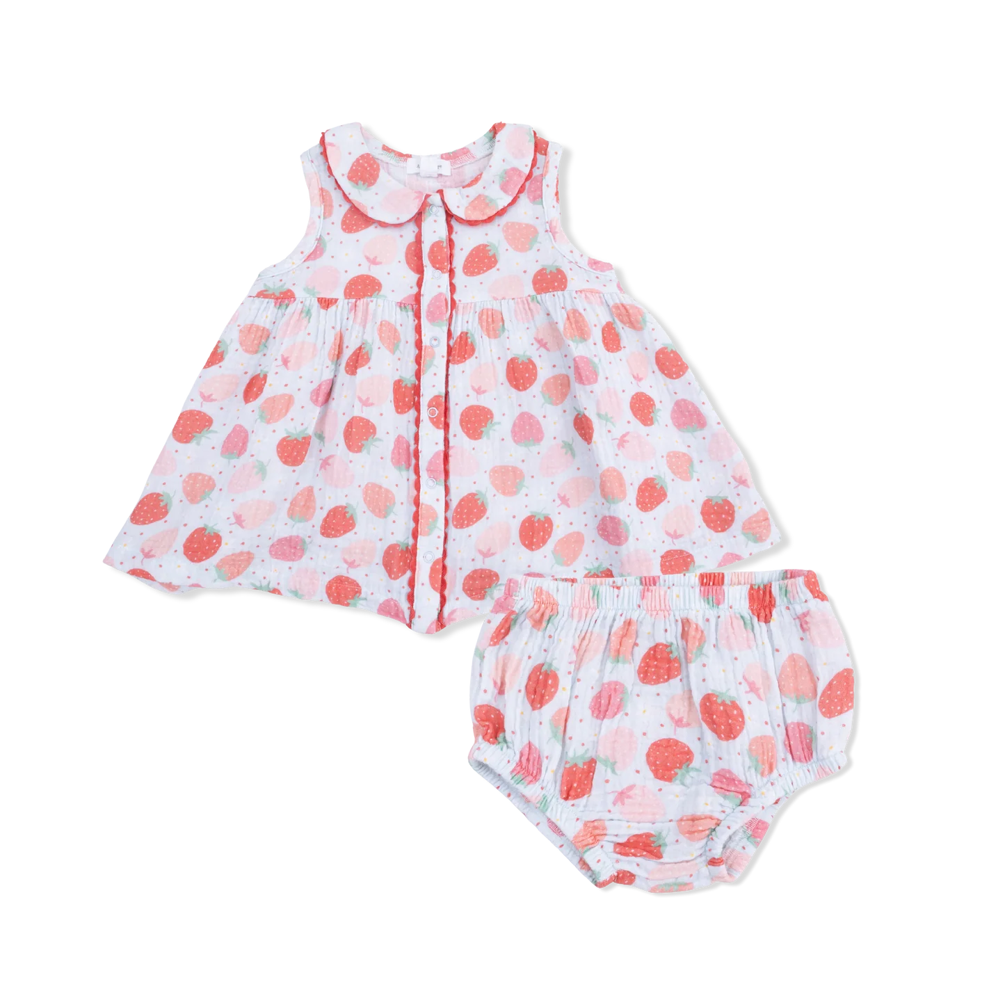 Strawberry Bliss Jill Dress w/Bloomer