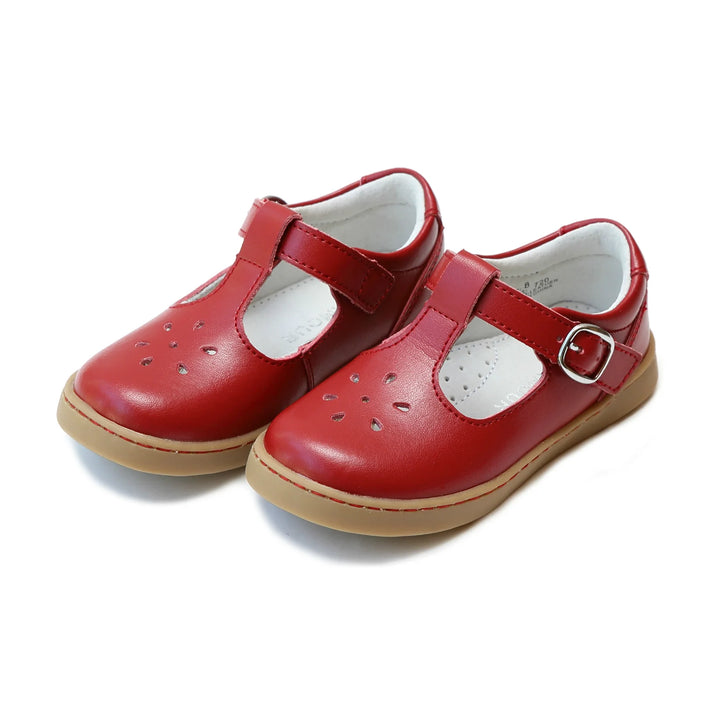 Chelsea T-Strap Mary Jane Red