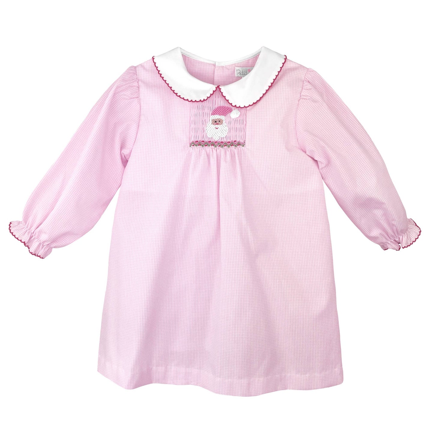 Dress with Smocked Santa