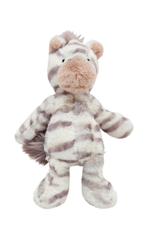 Bailey The Zebra - Mini Safari Plush Rattle Pals