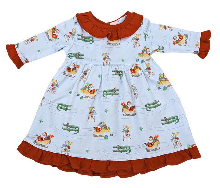 Cajun Christmas Pima Doll Morning Gown