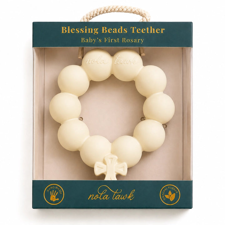 White Blessing Beads Teether