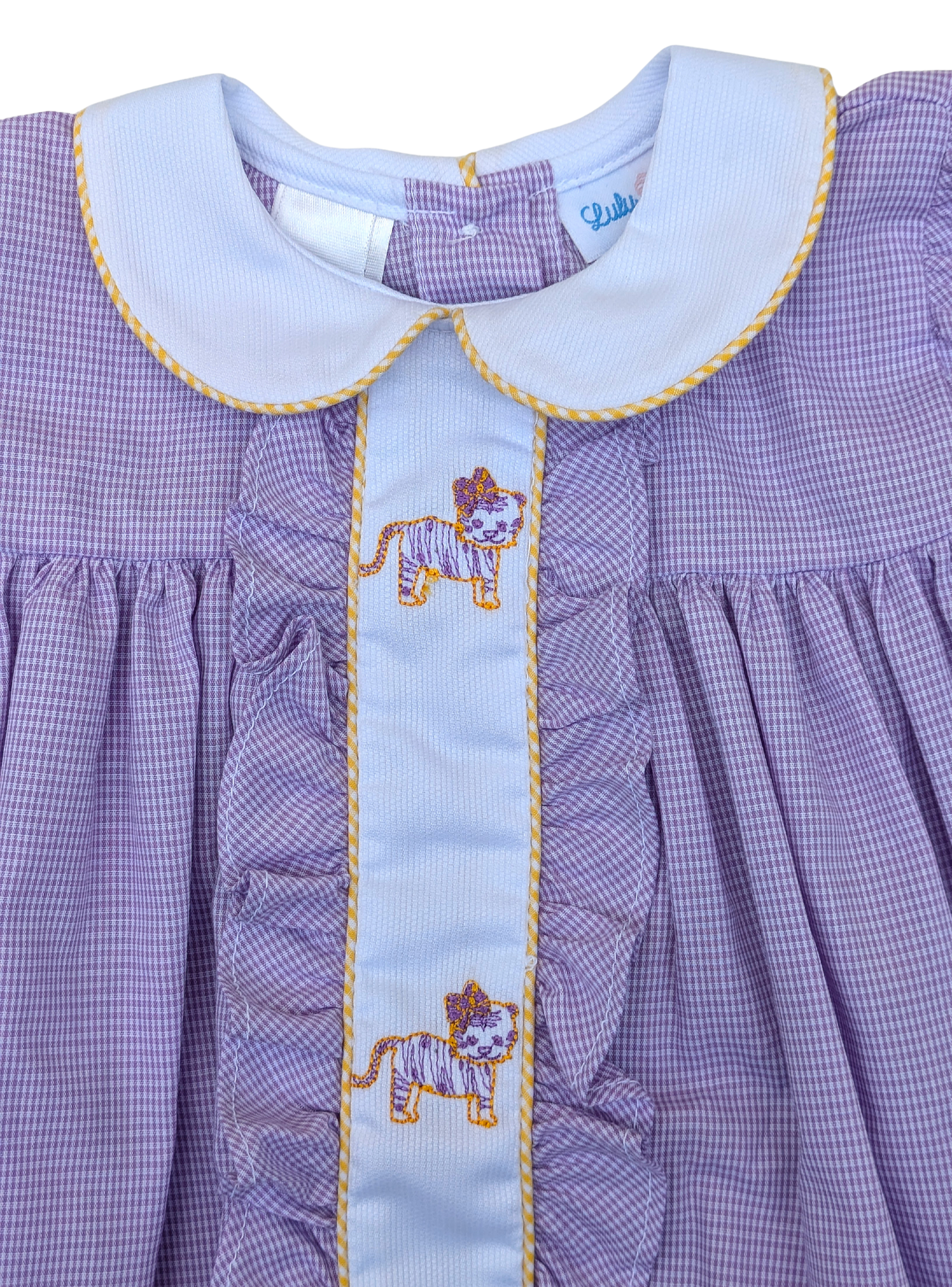 LSU Tigers Embroidered Center Bloomer Set