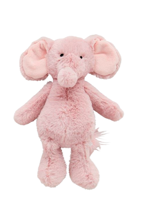 Effie The Elephant - Mini Safari Plush Rattle Pals