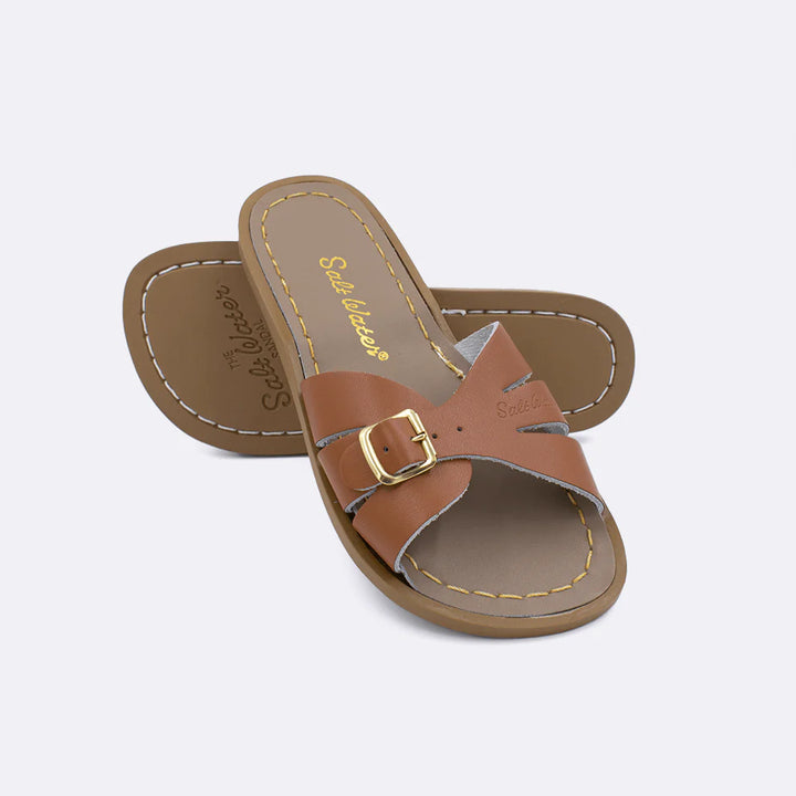 Salt Water Classic Slide- Tan