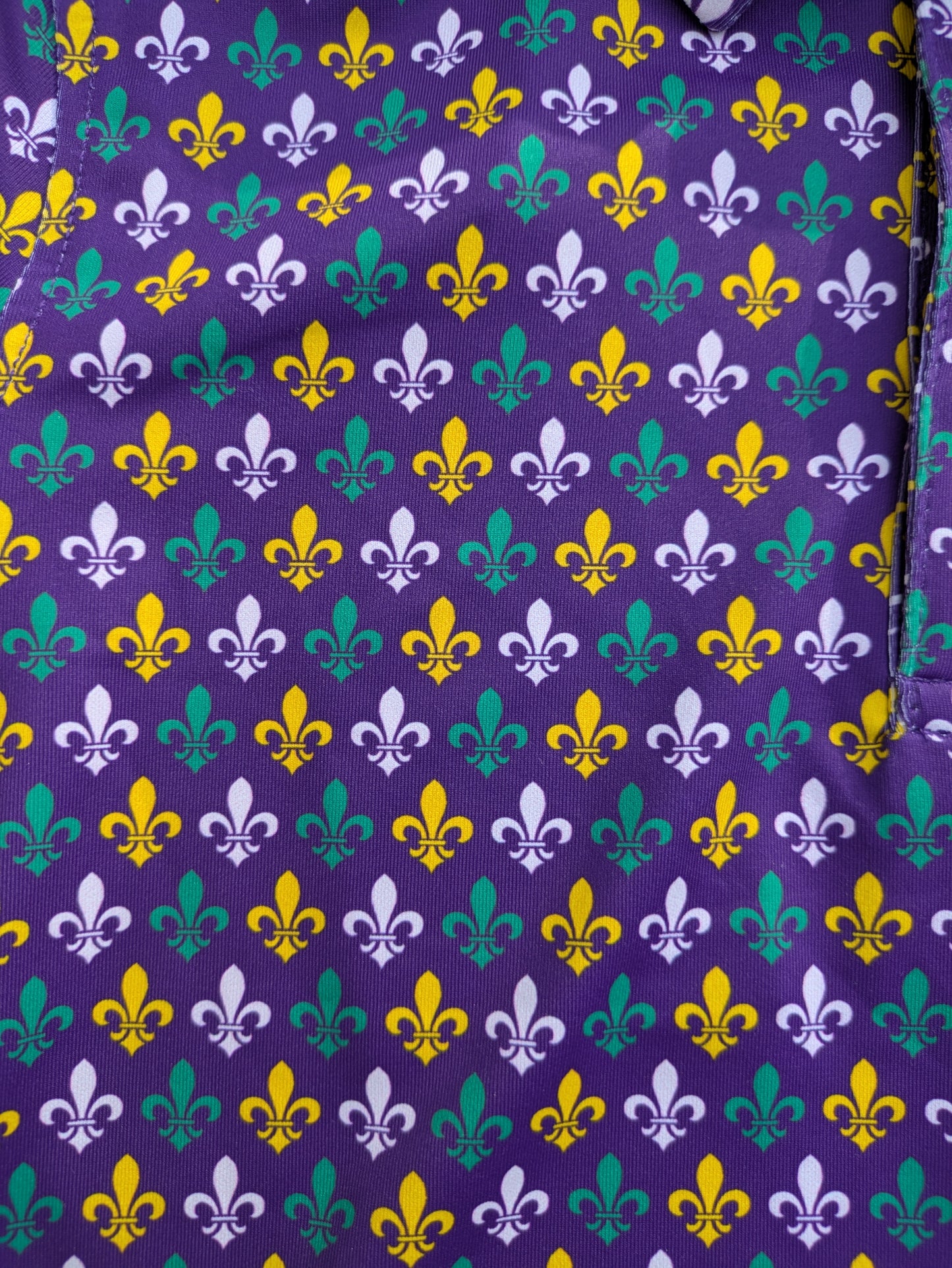 Kids Mardi Gras Fleur de Lis Polo