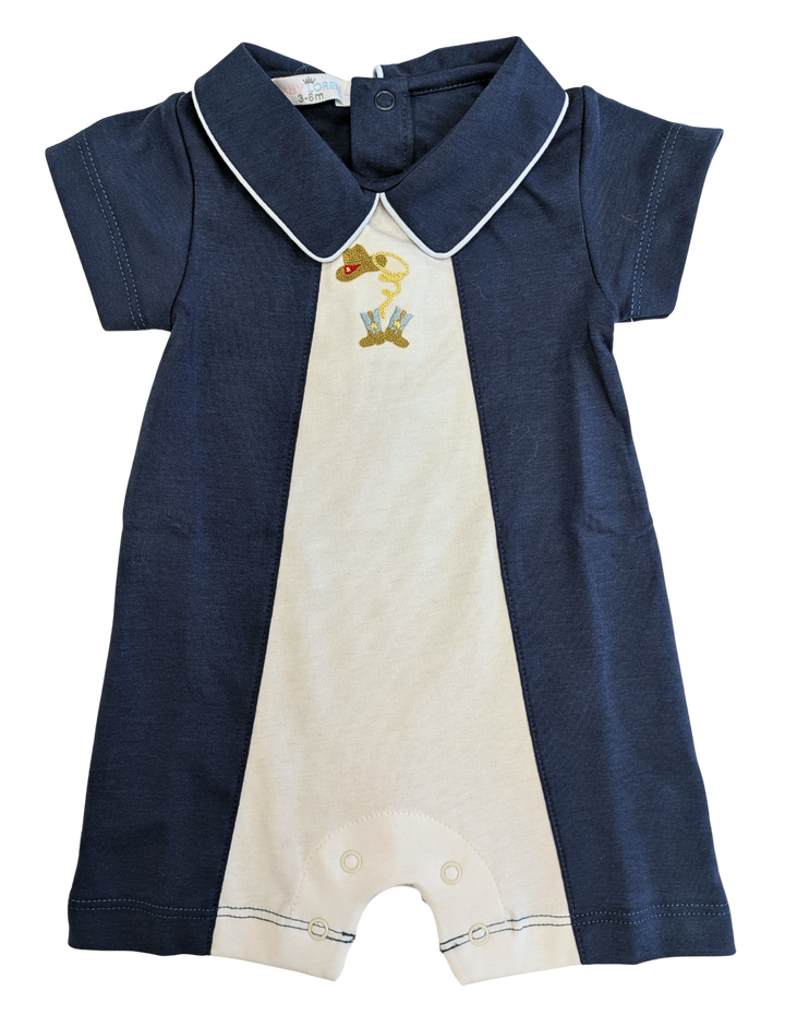 Boots and Buckles Hand Embroidered Bubble