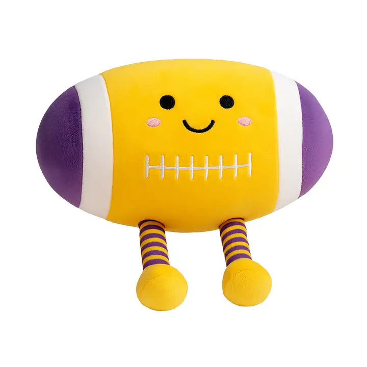 Purple & Gold Football Squishysnuggle Plushie