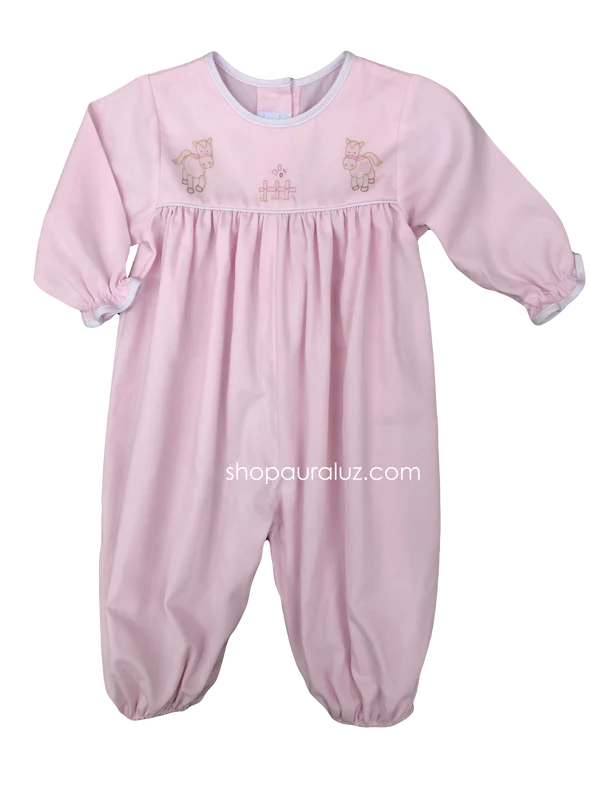 Pique Longall Pink/White Horse