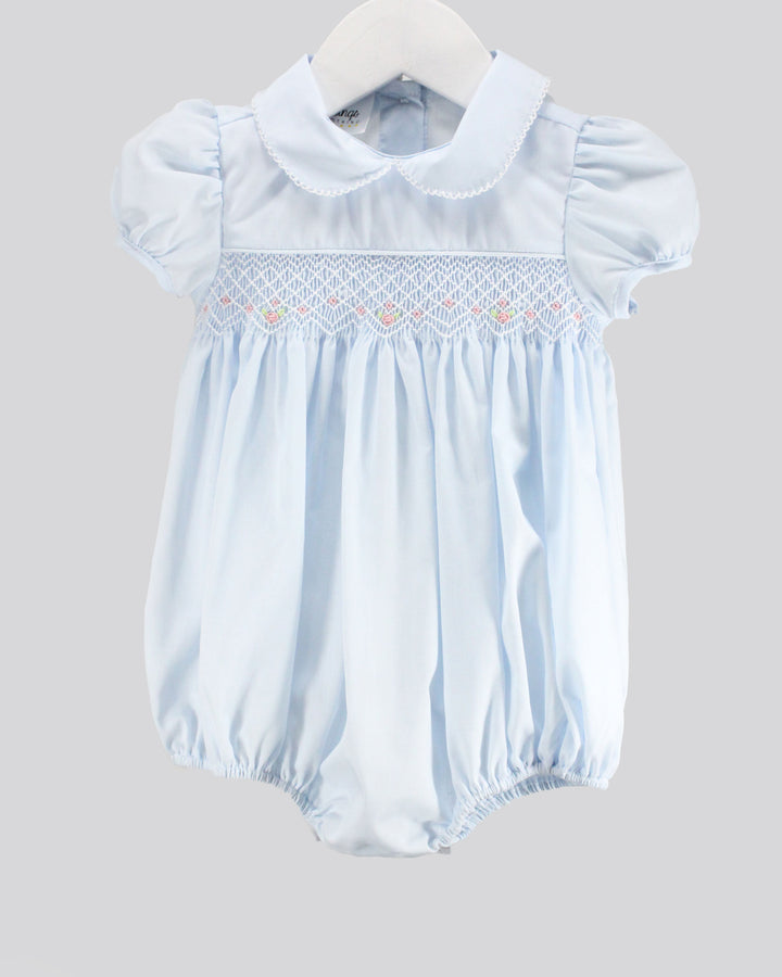 White Over Light Blue Renee Bubble